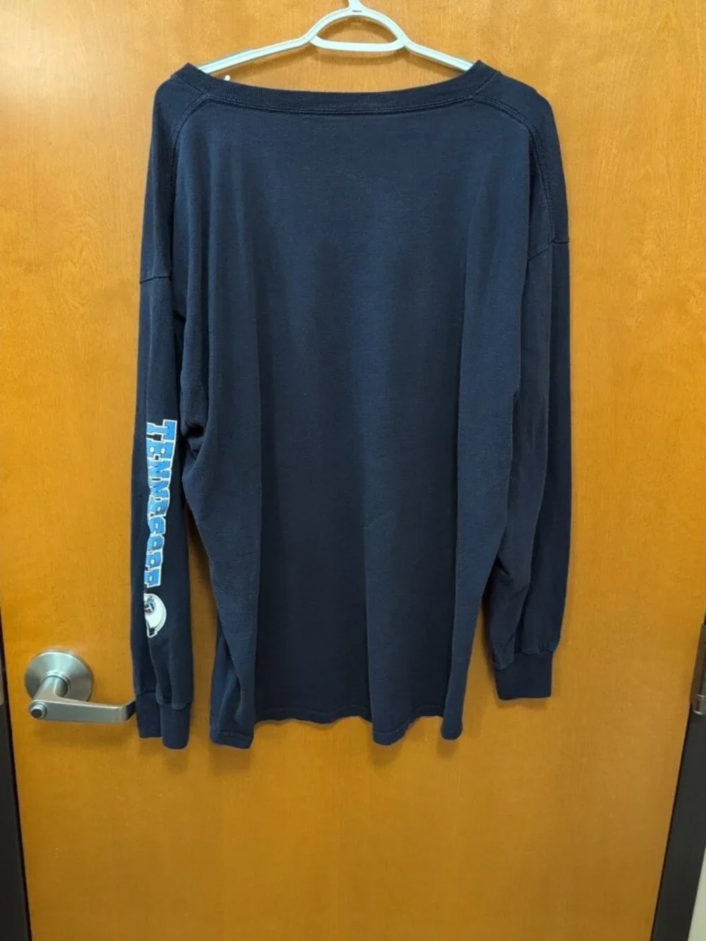 NFL Shirt Mens XL Navy Long Sleeve Tee Vintage Tennessee Titans Graphic Football - Picture 4 of 8